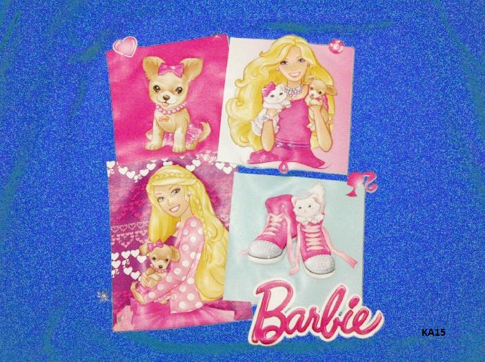 kaos anak barbie